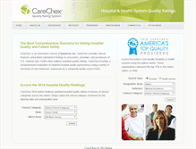 Tablet Screenshot of carechex.com